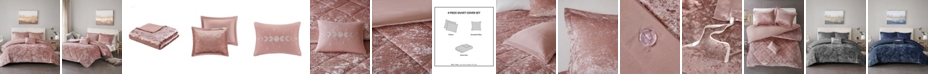 Intelligent Design Felicia Velvet 3-Piece Twin/Twin XL Duvet Cover Set